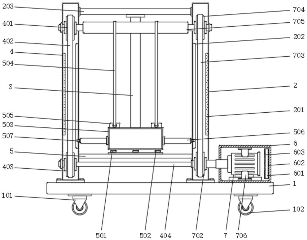 Green and environment-friendly building erecting device