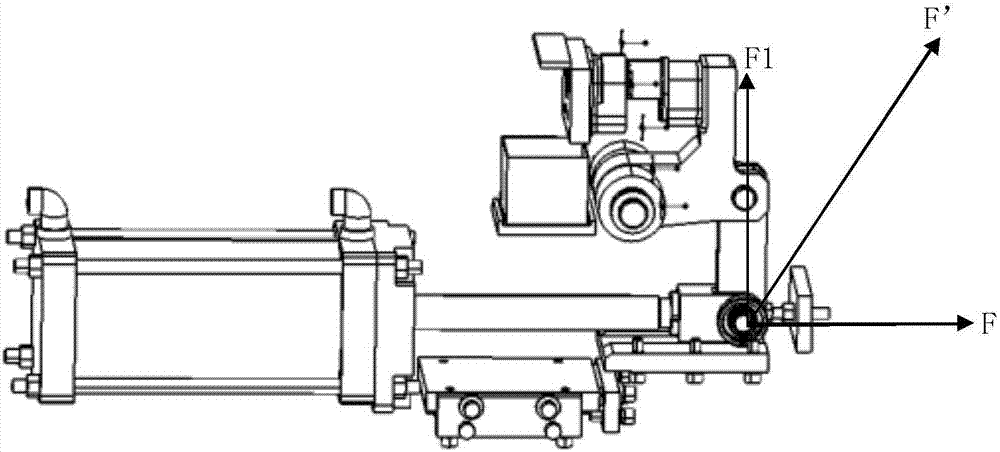 Mechanical booster cylinder punching device