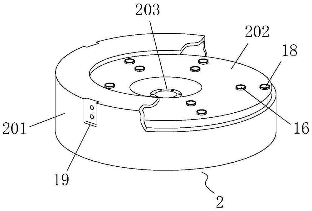 A chassis mounting structure for an industrial robot