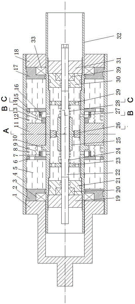 Speed ​​displacement double lock external adjustable viscous damper