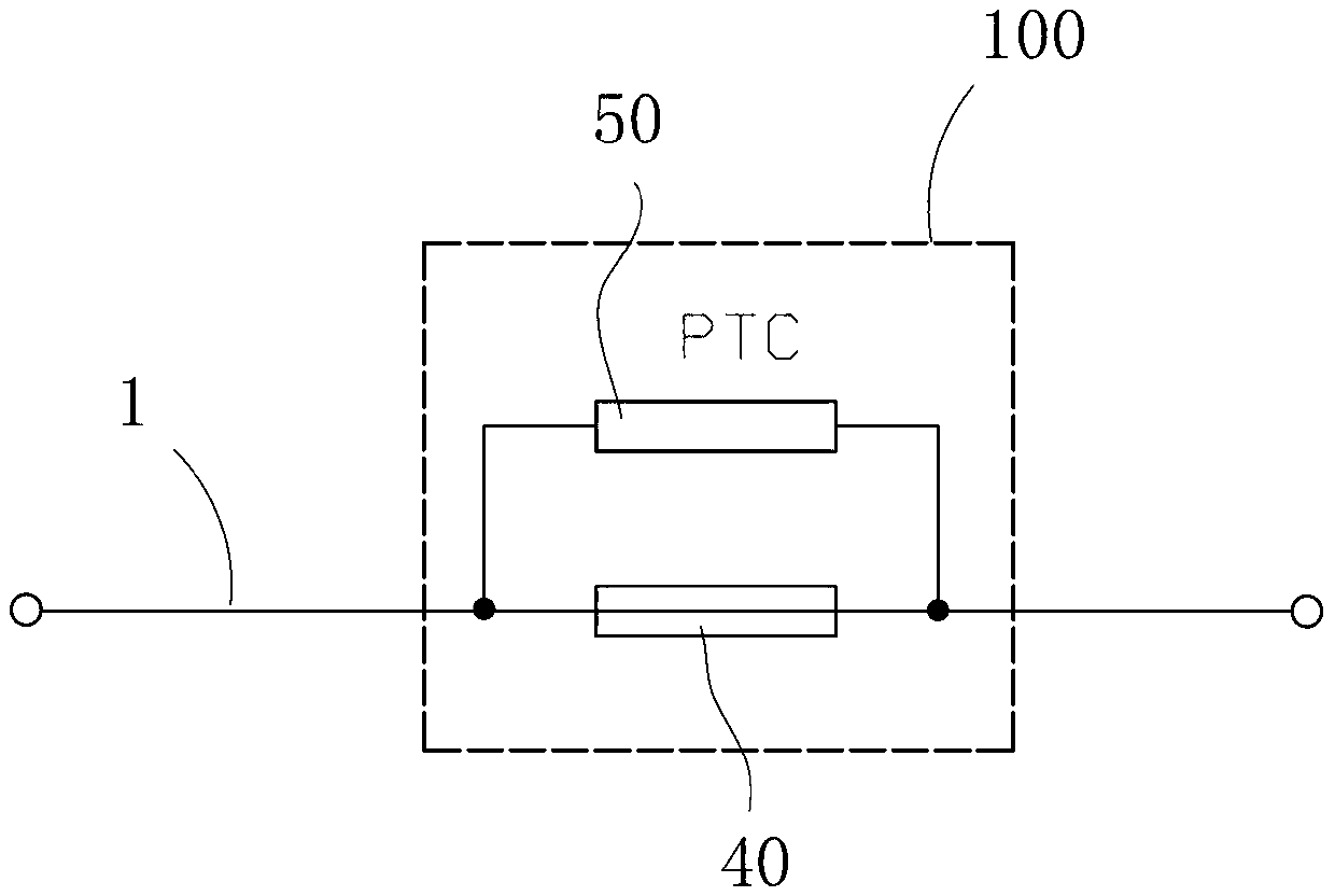 Circuit structure with protection function