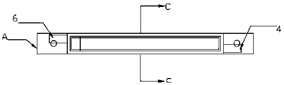 A liquid phase slit interference synthesis device