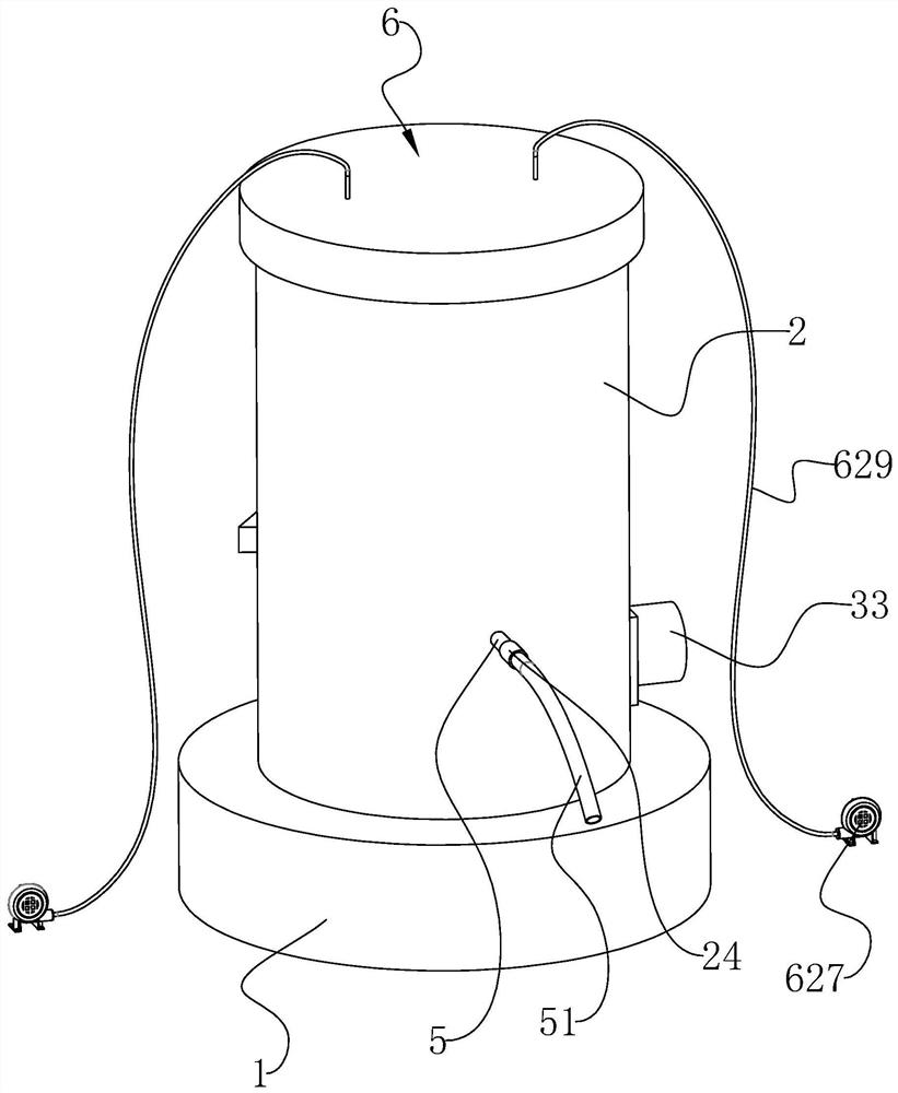 A fruit moisture detection device