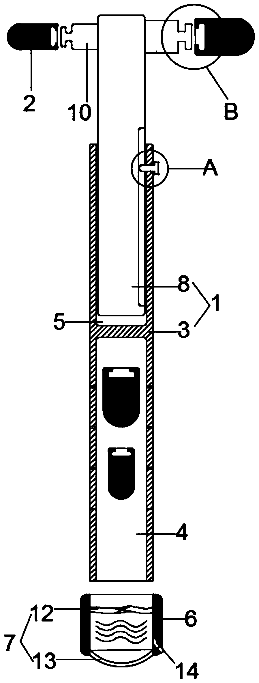 Percussion hammer device for pediatric department