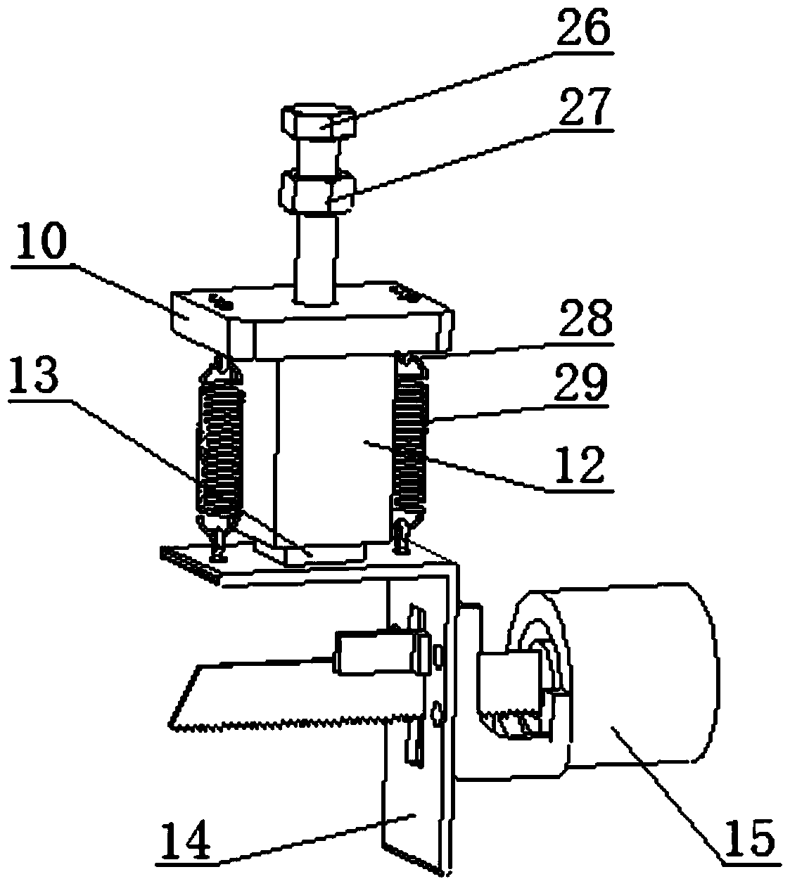 A large-section wire stripper