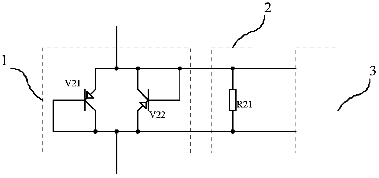 Nonlinear current sampling assembly