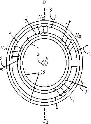 Self-Calibrating Harmonic Current Transformer Based on Gap Core Coil