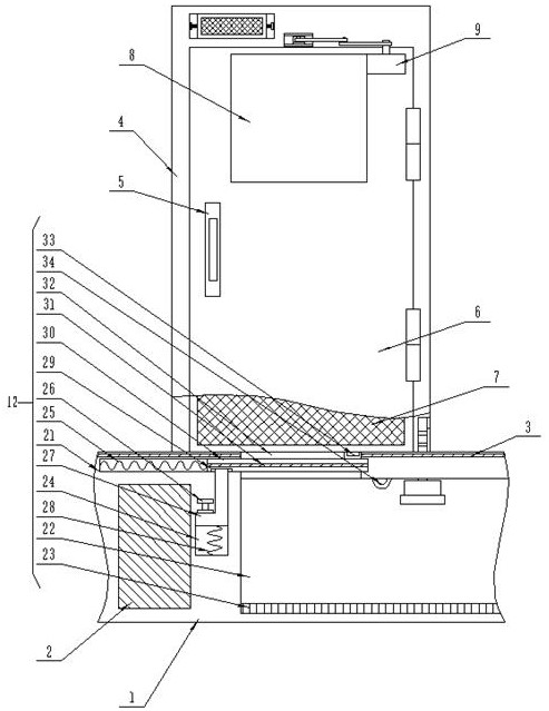 Escape-assisting fireproof door and using method thereof