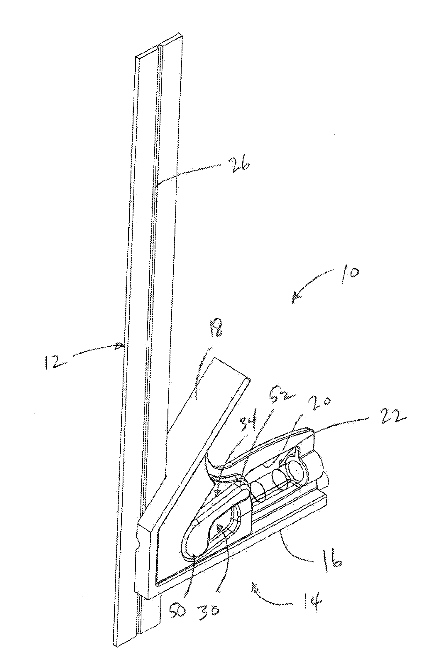 Combination Square With Biased Locking Mechanism