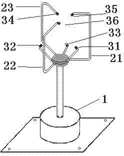 Mobile ultrasonic anemoclinograph and method for measuring wind speed and direction