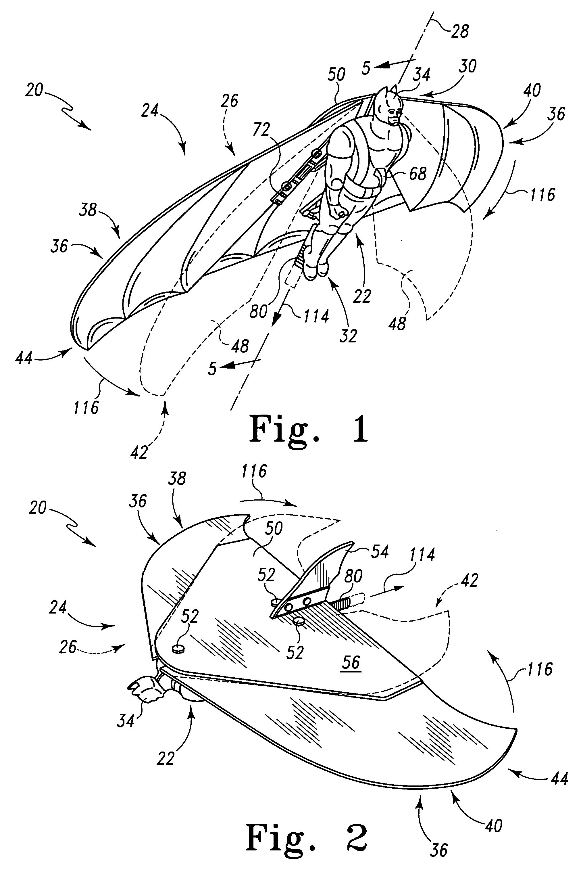 Flying toy with extending wings