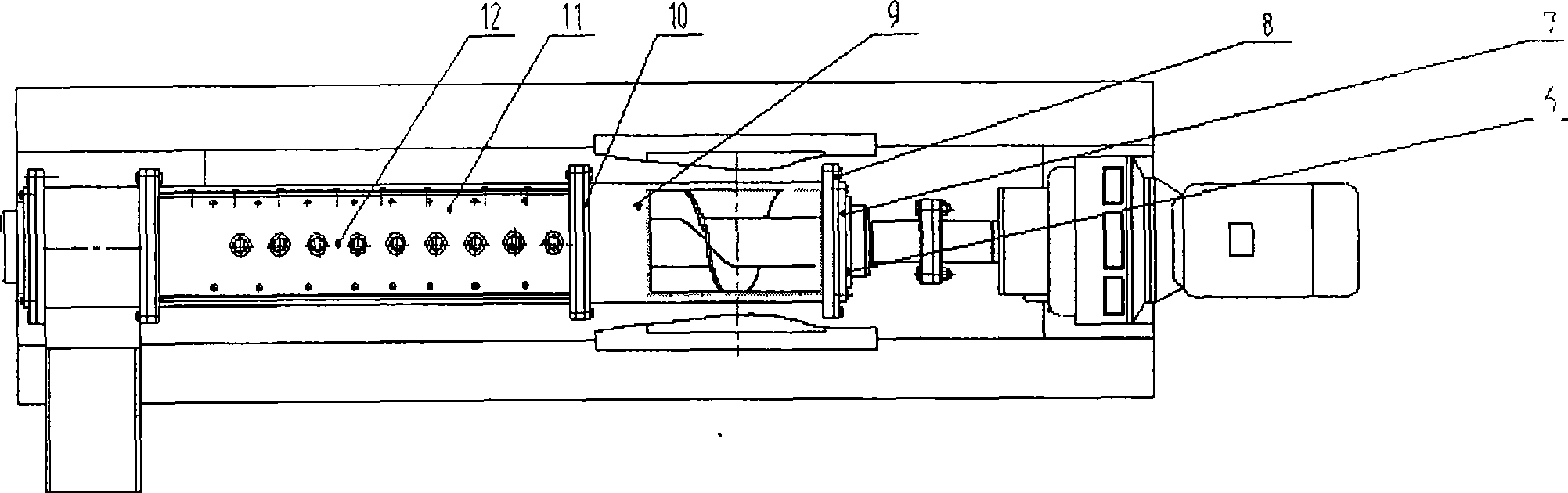 Mixing roll for treating fecal of livestock and poultry