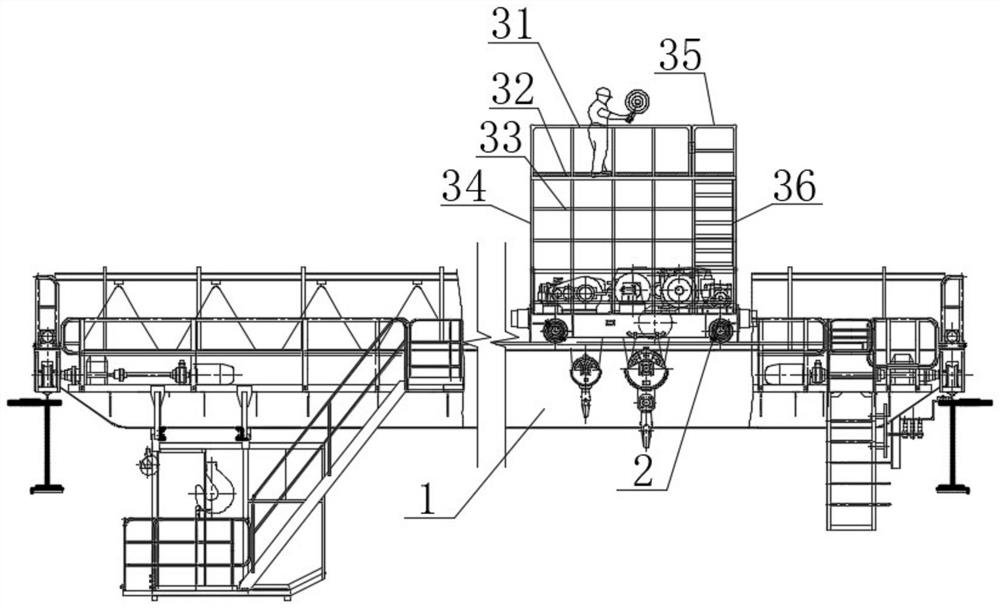 Mounting method for casting house roof structure