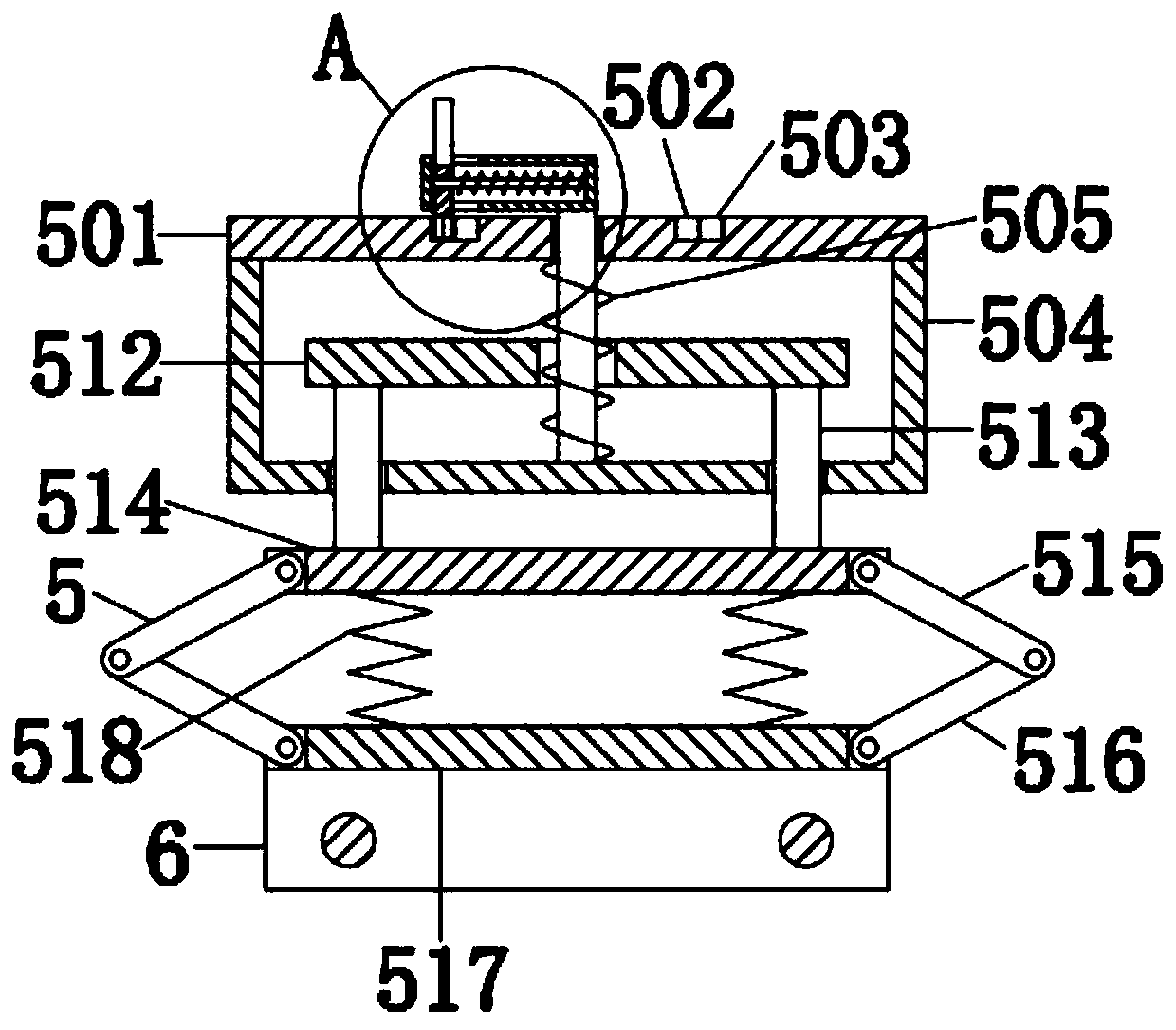 Planar sewing device