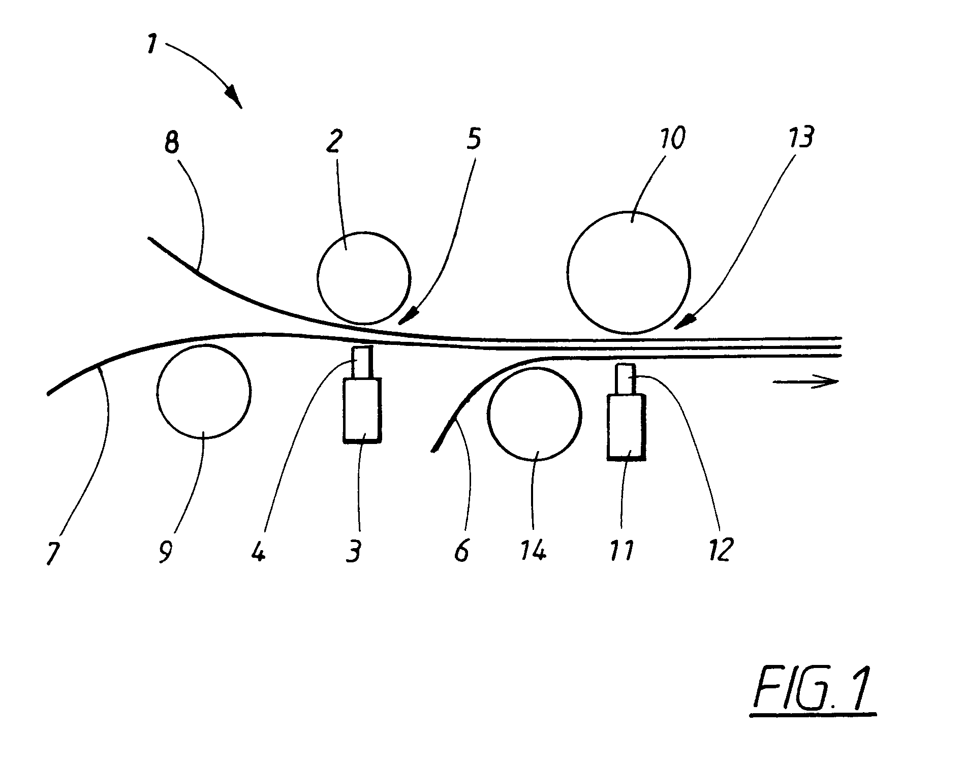 Method and arrangement for manufacturing a laminated structure