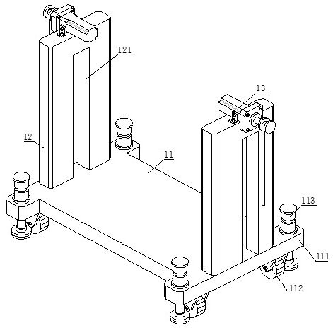 Lifting device for power equipment mounting and implementing method thereof