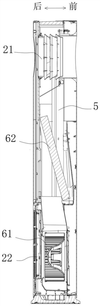 Air supply control method and device of vertical air conditioner and vertical air conditioner