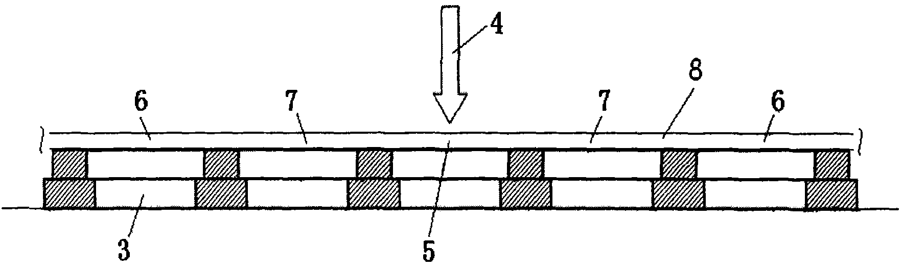 Areal heating wafer table and heating method for laser heat treatment device