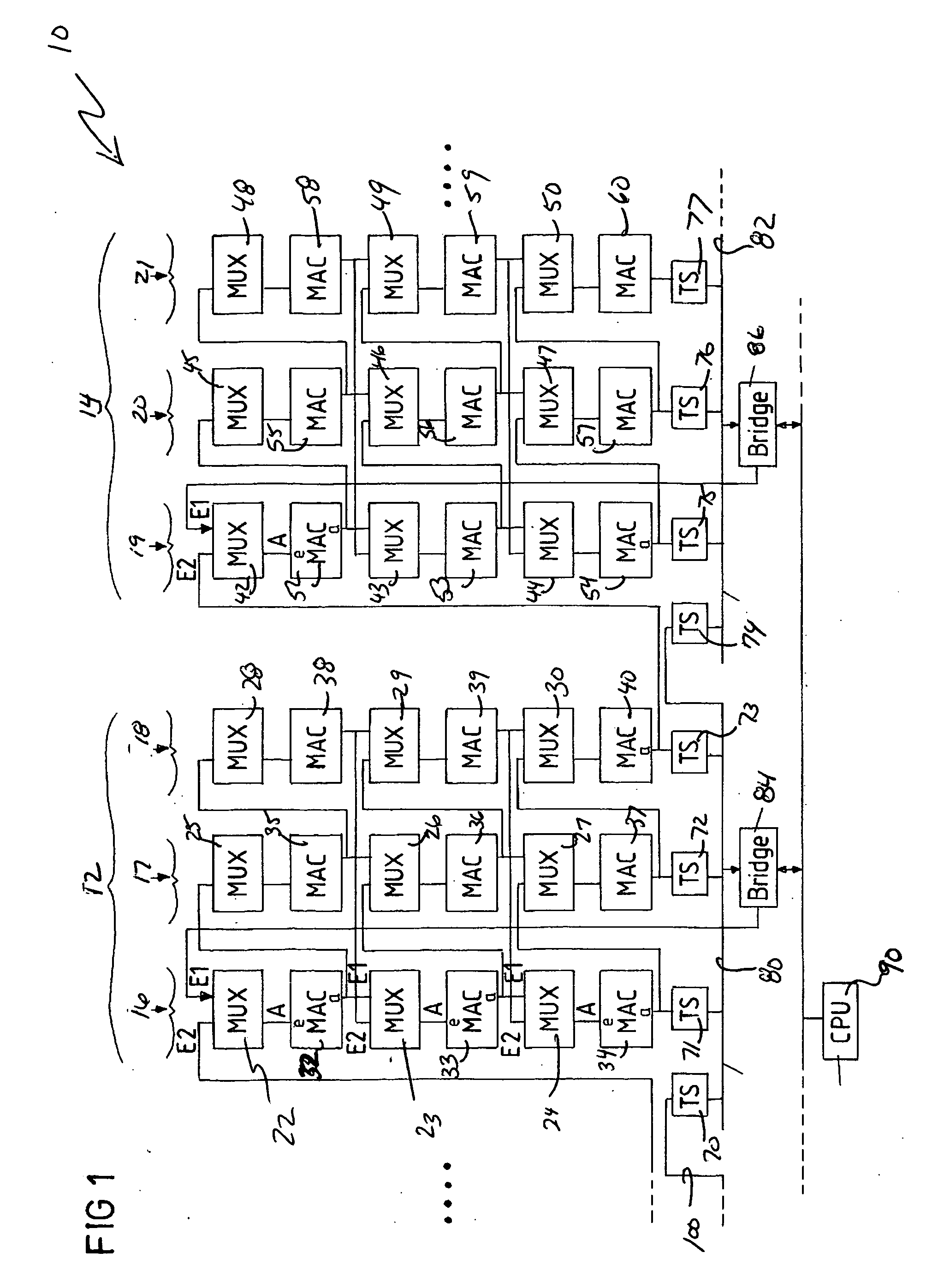 Circuit architecture for an integrated circuit