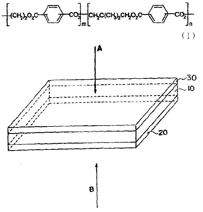 Image recording material and image display material using the same