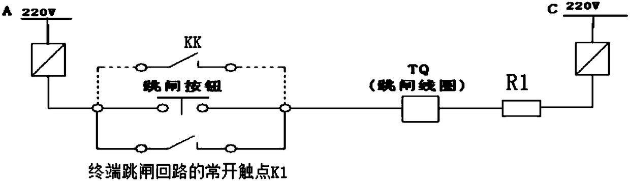 A terminal electricity purchase control circuit and method for preventing electricity customers from arrears