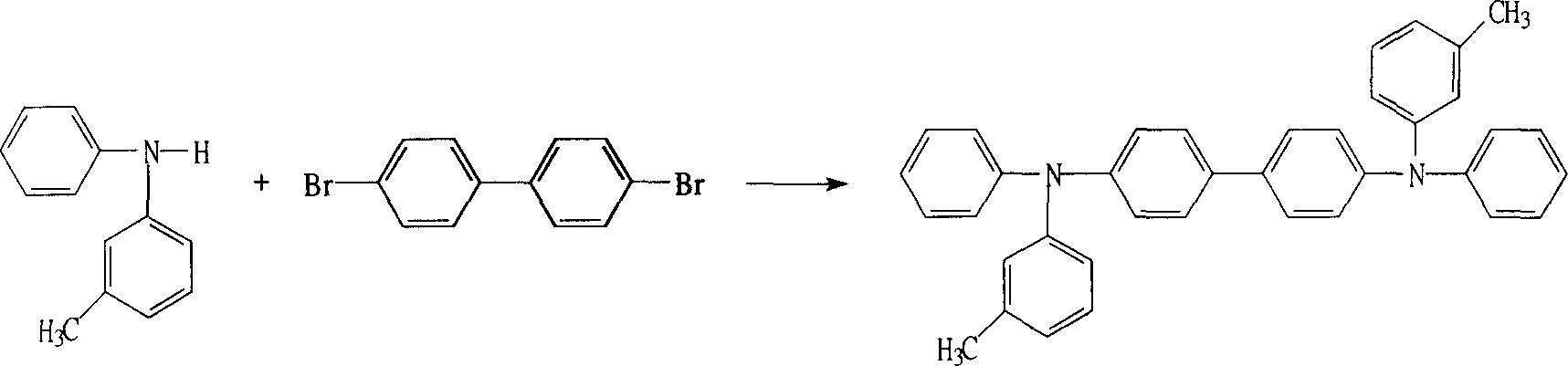 N,N'-bi(3-methylphenyl)-N,N'-diphenylbenzidine preparation method
