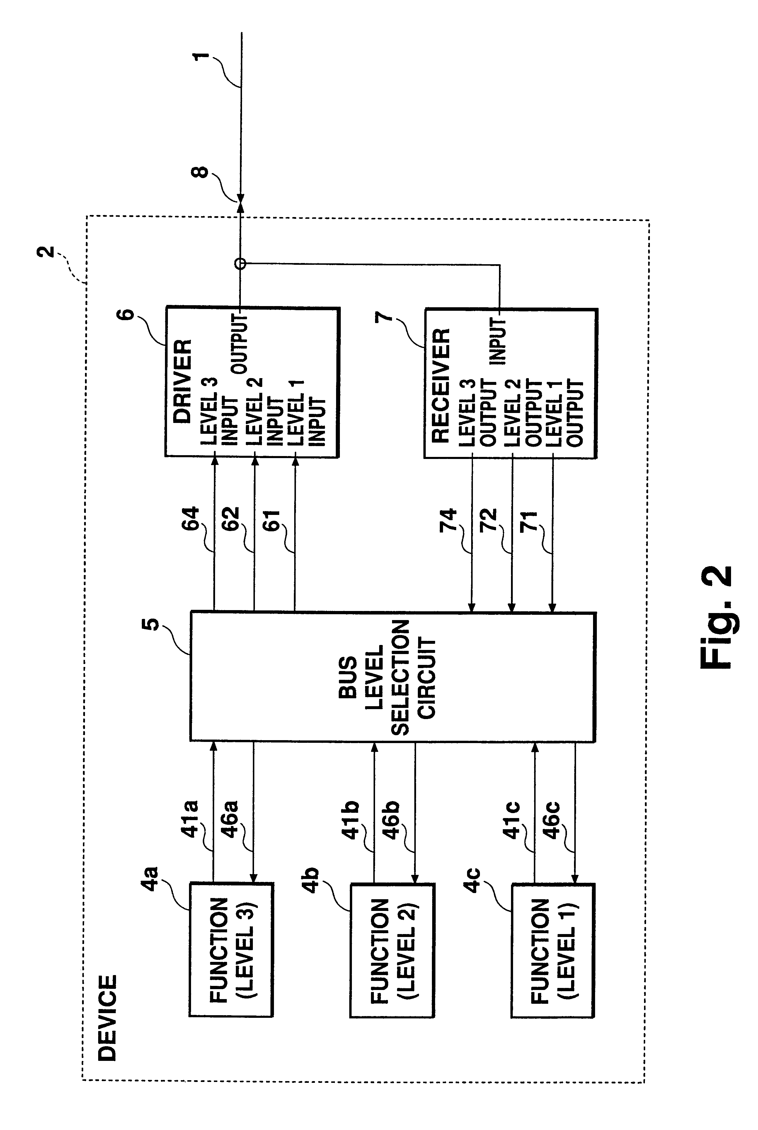 Multi-value logic device, bus system of multi-value logic devices connected with shared bus, and network system of information processors loaded with multi-value logic devices and connected with shared network