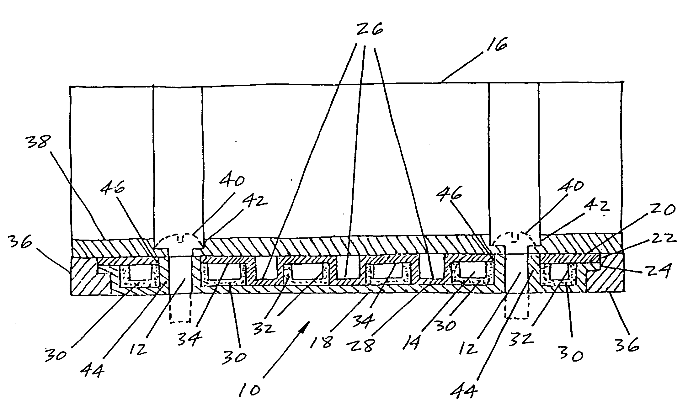 Integrated circuit heat pipe heat spreader with through mounting holes