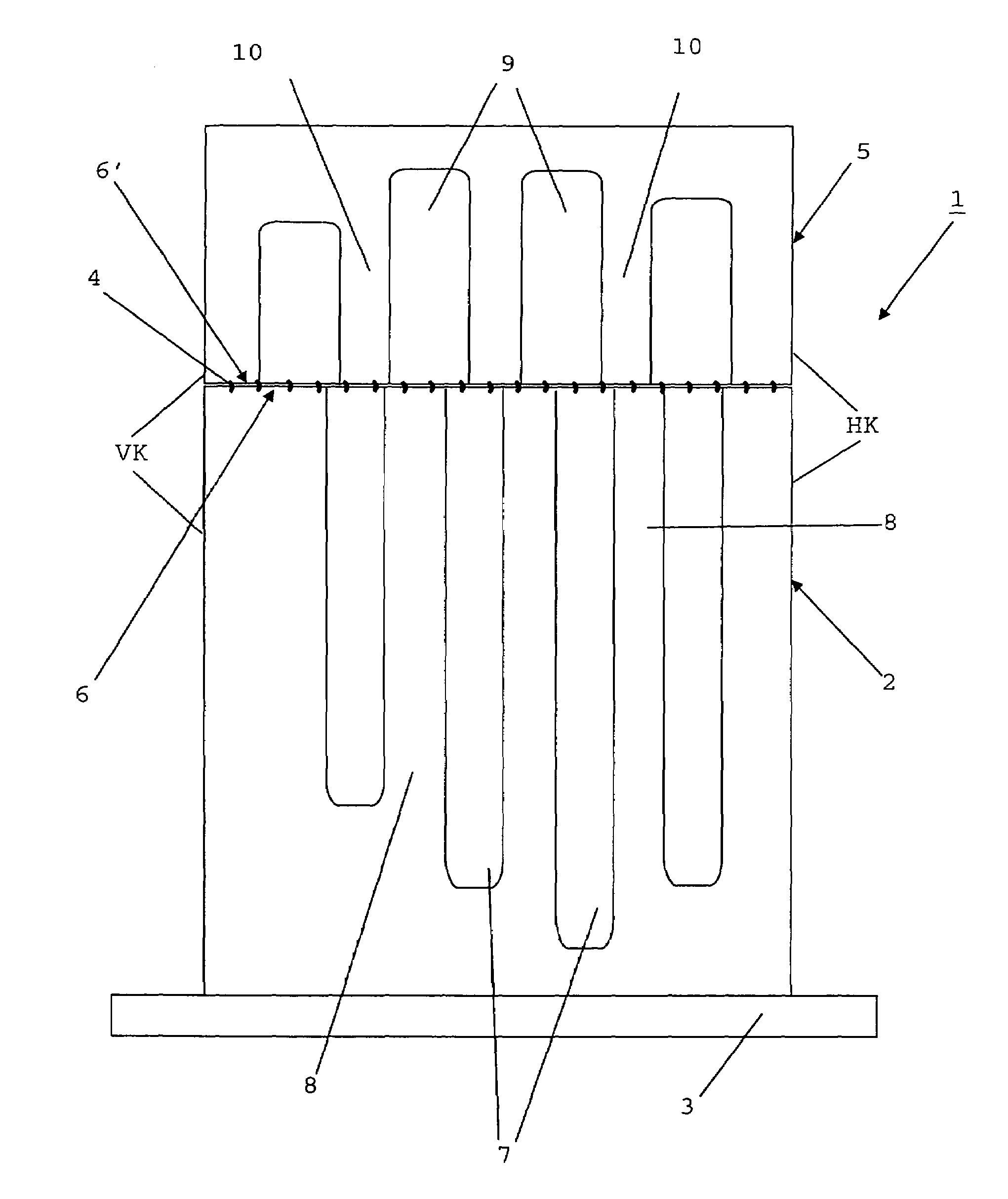 Hollow fan blade for aircraft engines and method for its manufacture