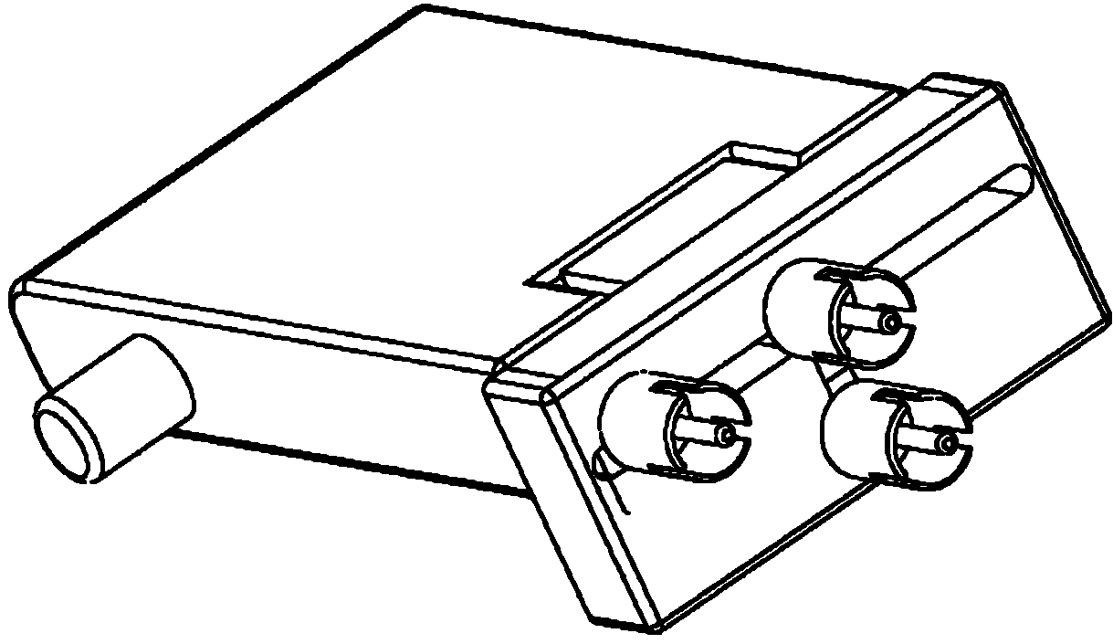 Directly plugged type audio/video device with adjustable plug