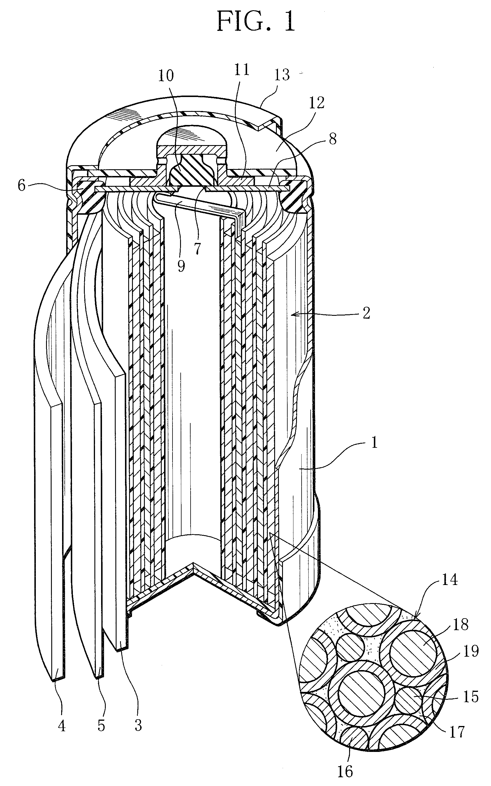 Nickel-metal hydride rechargeable cell