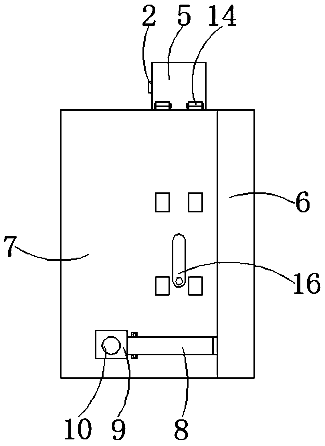 Wind deflector for cooling fan with rotatable deflector