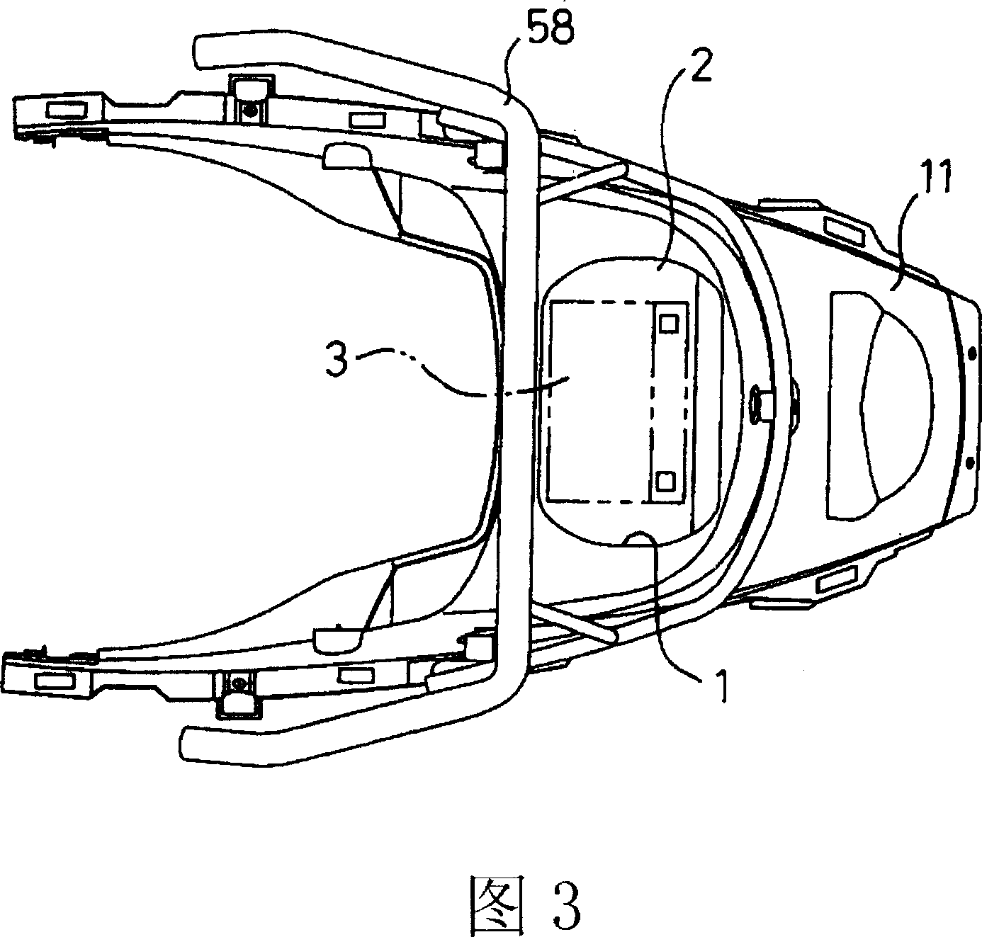 Battery jar accomodation structure for engine - Eureka | Patsnap ...