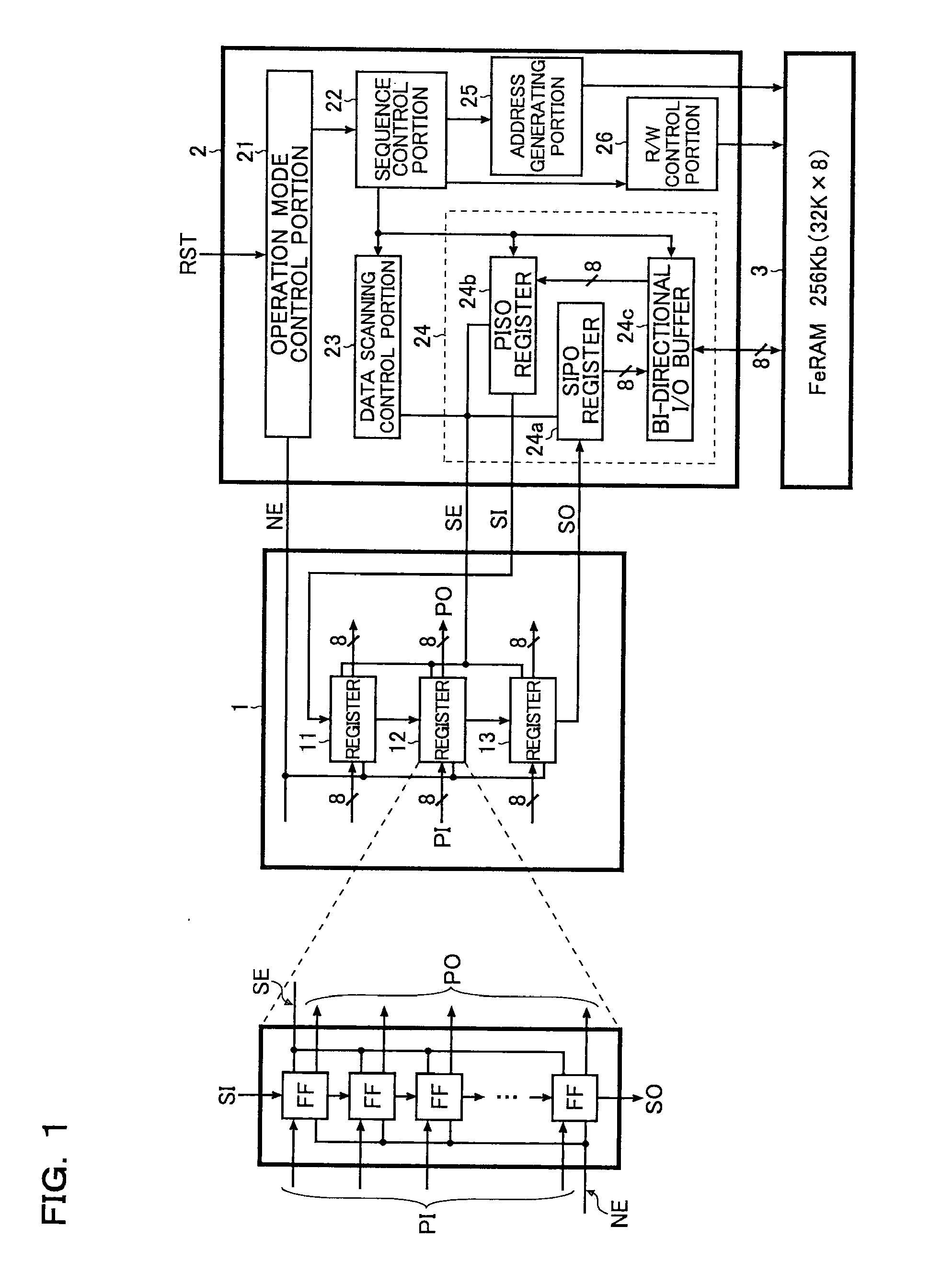 Data Processing Apparatus And Data Control Circuit For Use Therein