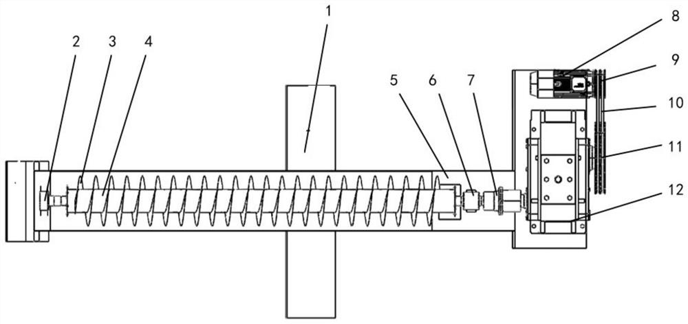 Stone powder separation system for stone sewage and working method