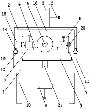 Edge grinding machine of precise workpiece