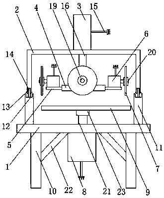 Edge grinding machine of precise workpiece