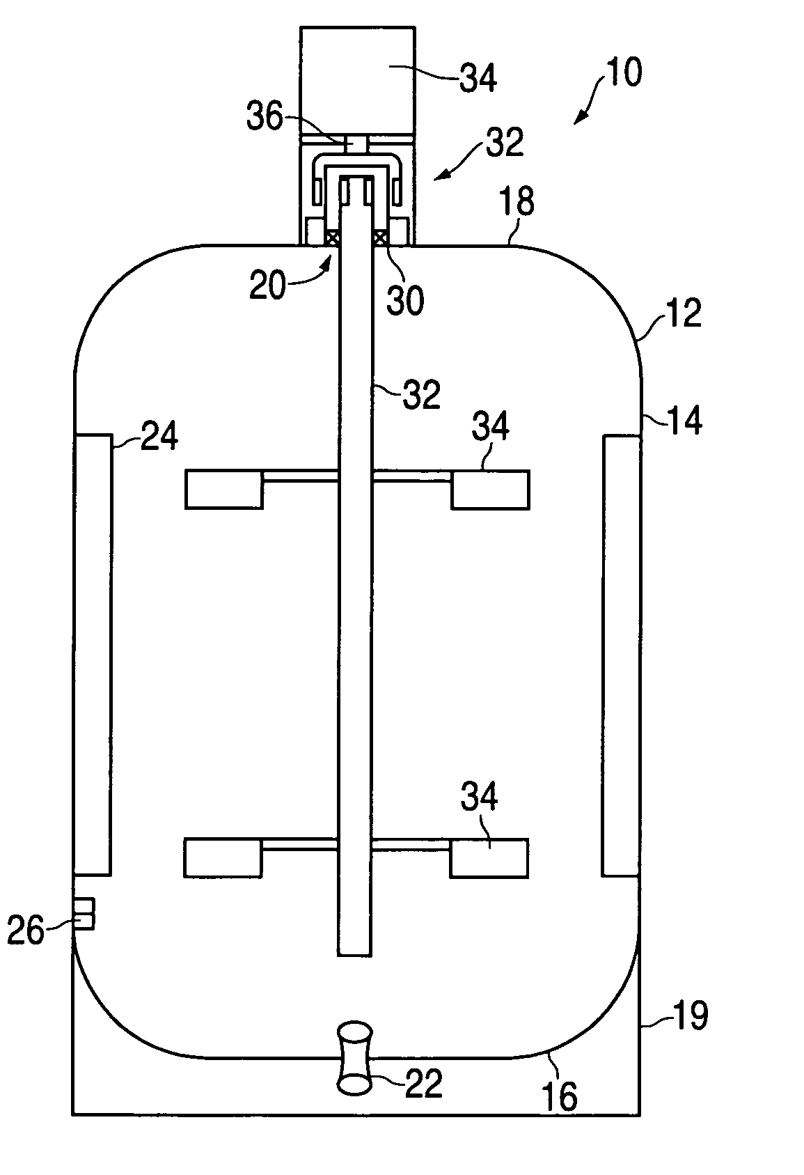 Disposable sanitary mixing apparatus and method