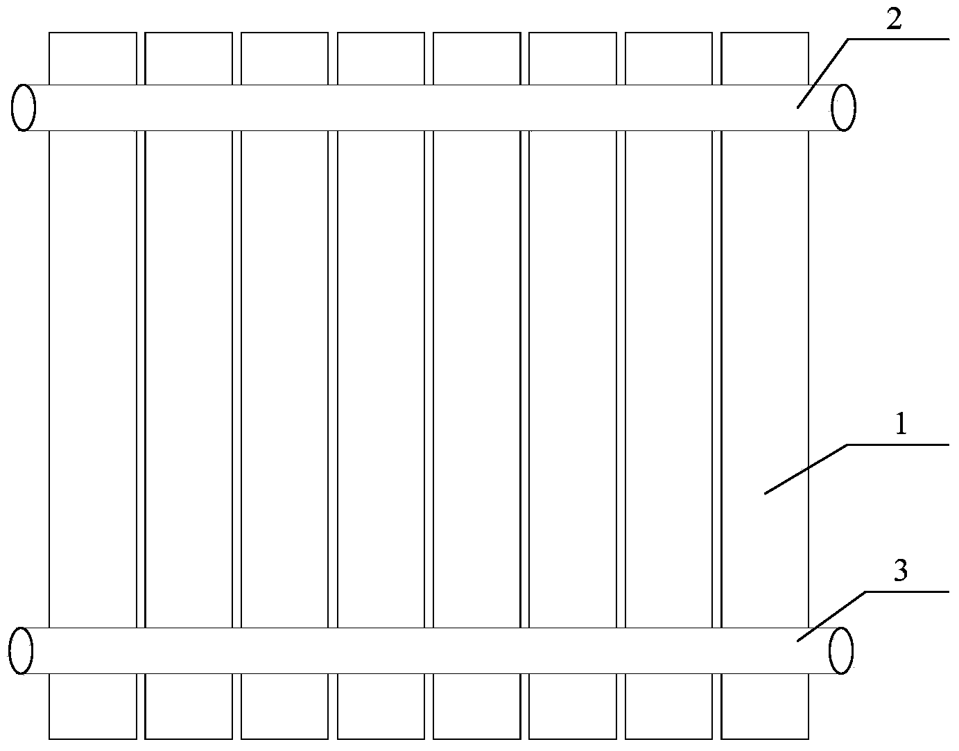 Heat pipe radiation vertical heating/refrigerating system and method