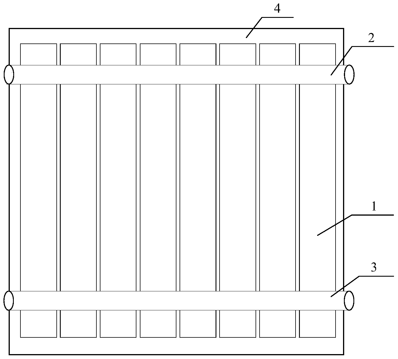 Heat pipe radiation vertical heating/refrigerating system and method