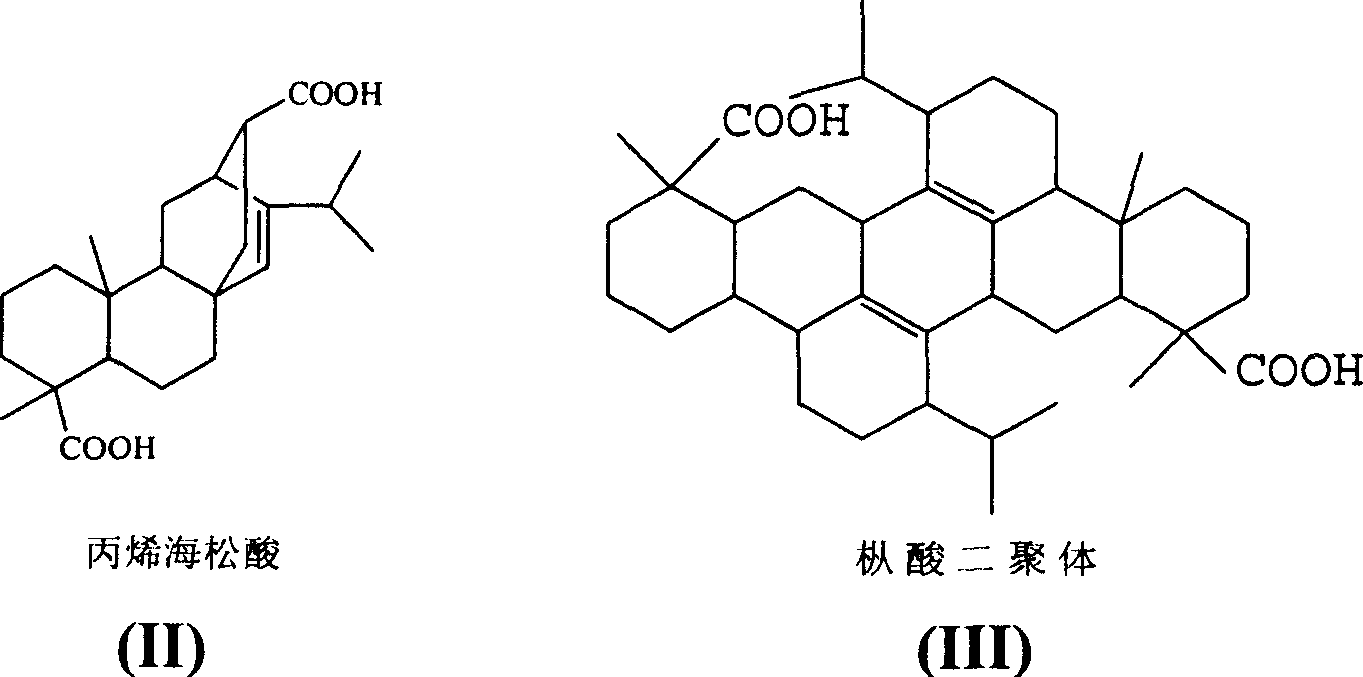 Colophony diacid ester aldehyde acetal polyalcohol, synthesis method and uses of the same