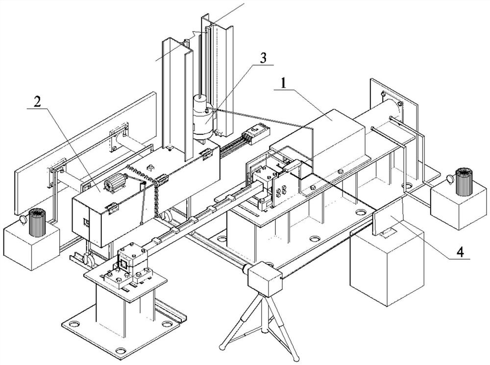 A fire and impact real-time coupling test system for building structural components