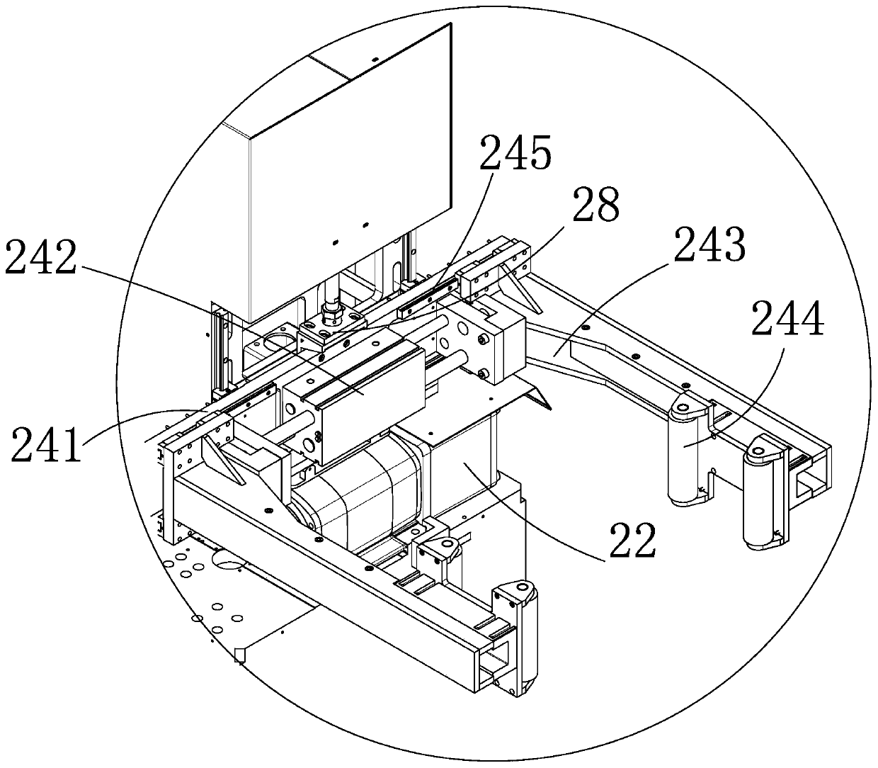 Intelligent processing system for aluminum alloy hub reshaping, base surface turning and valve hole punching