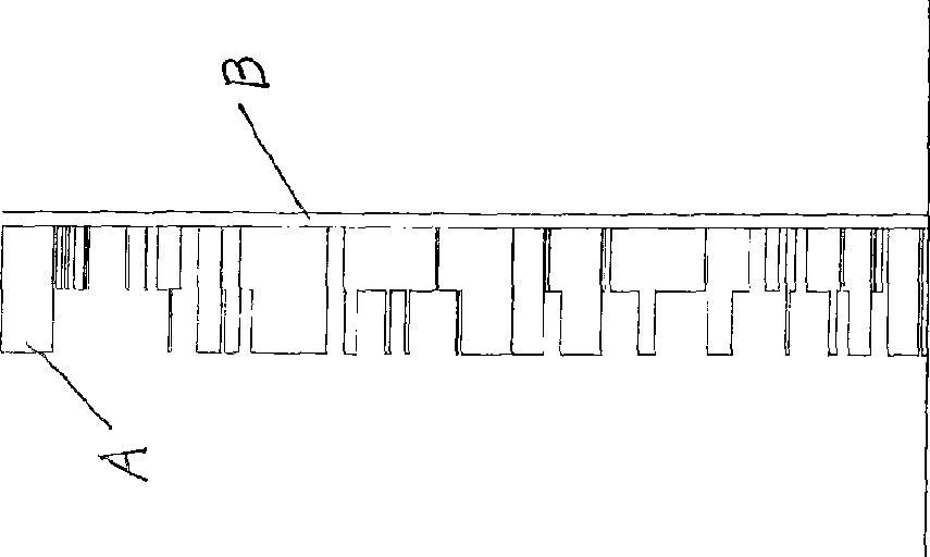 Lithologic delamination method for complex layered dam base