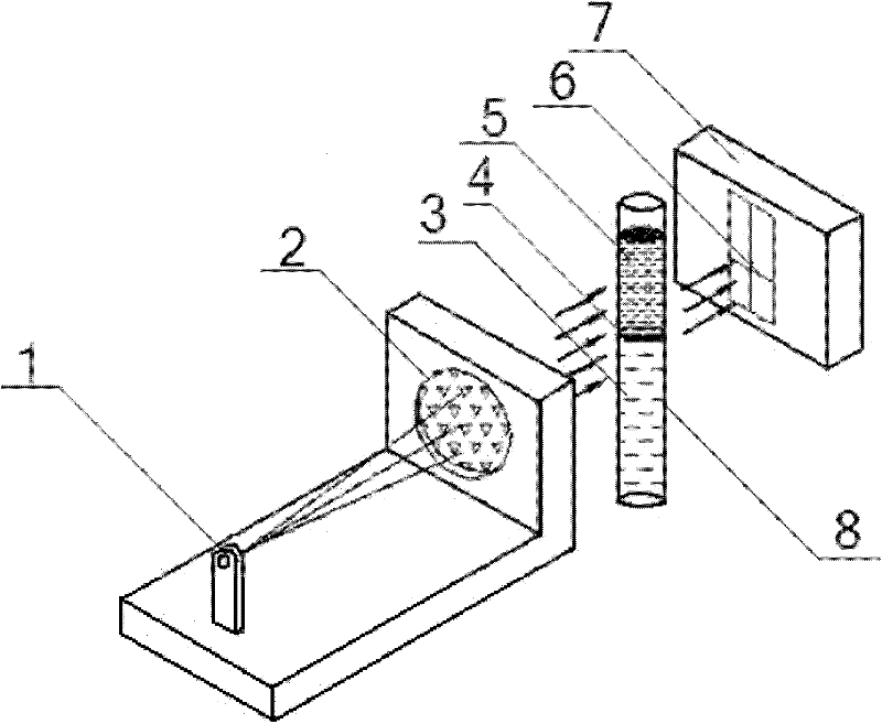 Device and method for measuring vertical displacement of buildings
