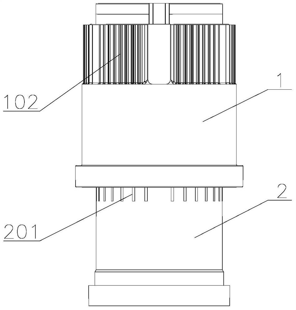 Powder metallurgy gear hub forming die