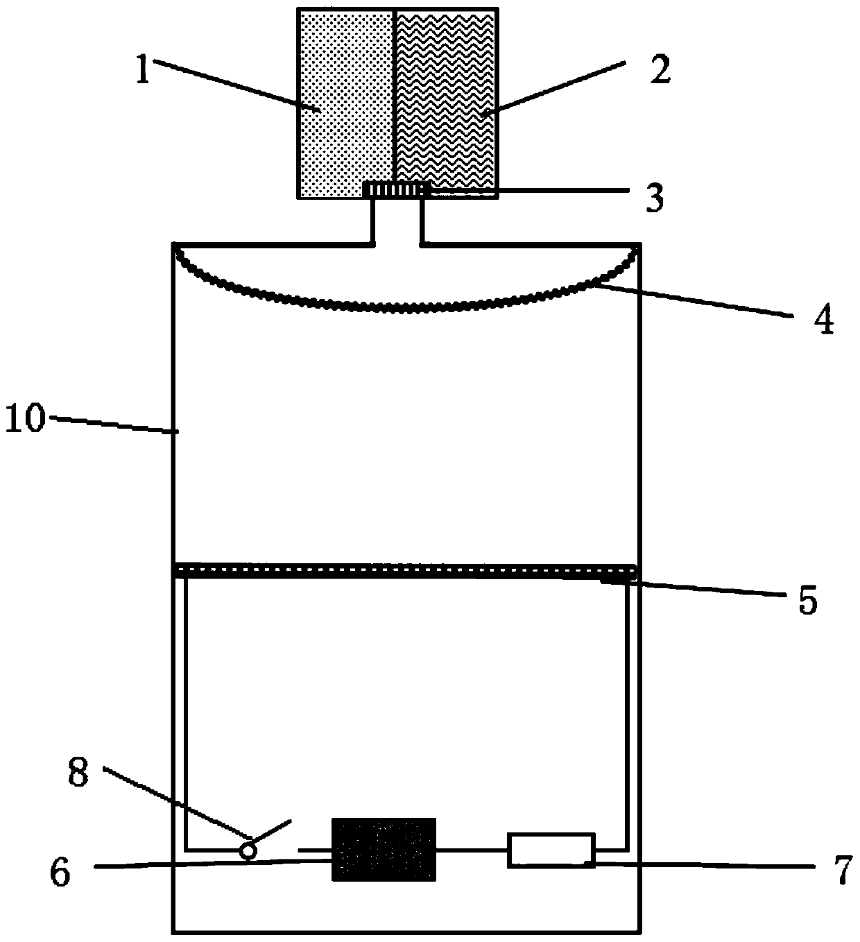 PM2.5 concentration measurement device and method based on non-woven fabric resistance method