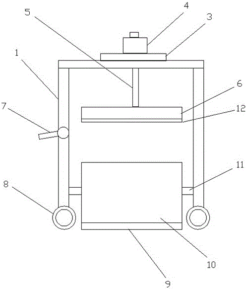 A corrugated paper flattening machine