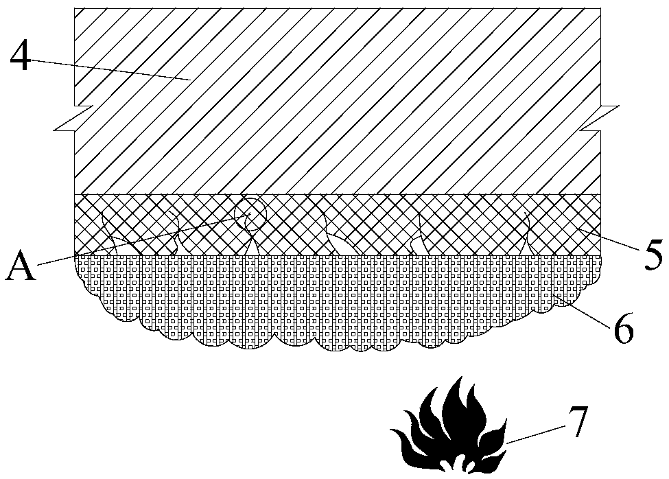 Self-fireproof cement-based composite material