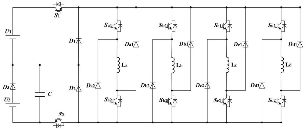 A front-end integrated multi-port power converter for switched reluctance motor
